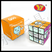 Werbe-benutzerdefinierte Kunststoff Gehirn Magie Puzzle Würfel Spiel für Kinder